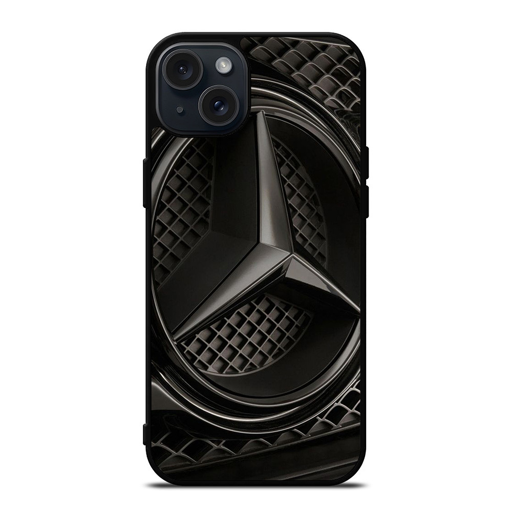 MERCEDES BENZ LOGO BLACK ICON iPhone 15 Plus Case Cover